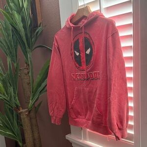 Marvel Red Deadpool Men's Hoodie